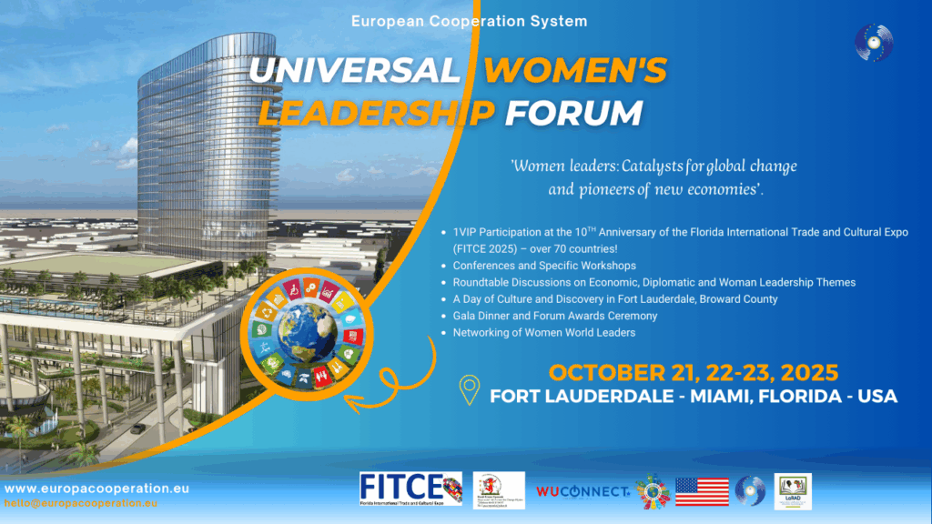 UNIVERSAL WOMEN'S LEADERSHIP FORUM - FLORIDA 2025 - The European Cooperation System in partnership with the Government of Broward