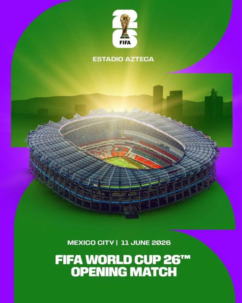 Coupe du Monde Mexique, USA, Canada 2026, Le Mexique sera l’hôte du match d’ouverture, prévu le 11 juin 2026.