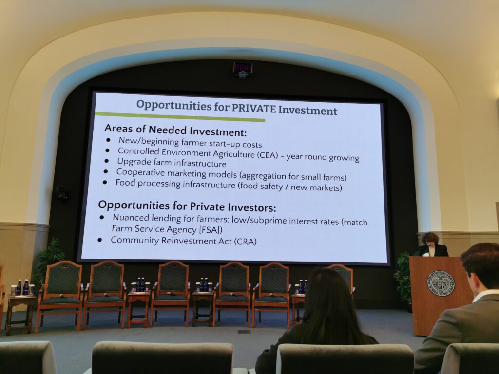 Federal Reserve Bank of New York: Strengthening the food economy in New York.