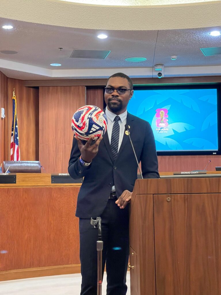 M. Gabriel MVOGO SAINT, President of the European Cooperation System - Broward County OESBD's Doing Business with FIFA World Cup 2026™