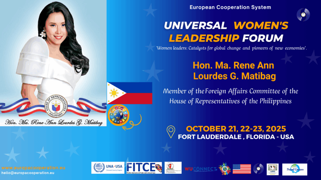 Universal Women's Leadership Forum - USA 2025 - Ma. Rene Ann Lourdes G. Matibag, Member of the Foreign Affairs Committee of the House of Representatives of the Philippines