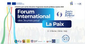 Forum International des Jeunes pour la Paix - Italie 2026 - Système Européen de Coopération.
