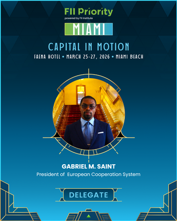 M. Gabriel MVOGO SAINT, Président du Système Européen de Coopération est honoré d’être invité à participer aux travaux de haut niveau de la 4ᵉ édition du FII PRIORITY - Miami 2026,