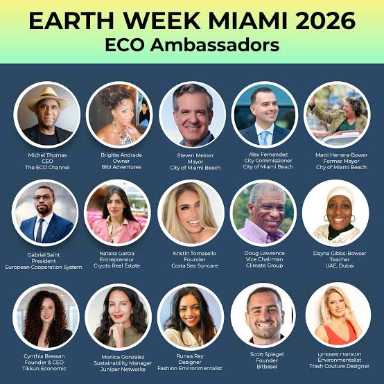 The European System of Cooperation Participates in Earth Week Miami 2026 and Reinforces Its Commitment to Sustainable Development.